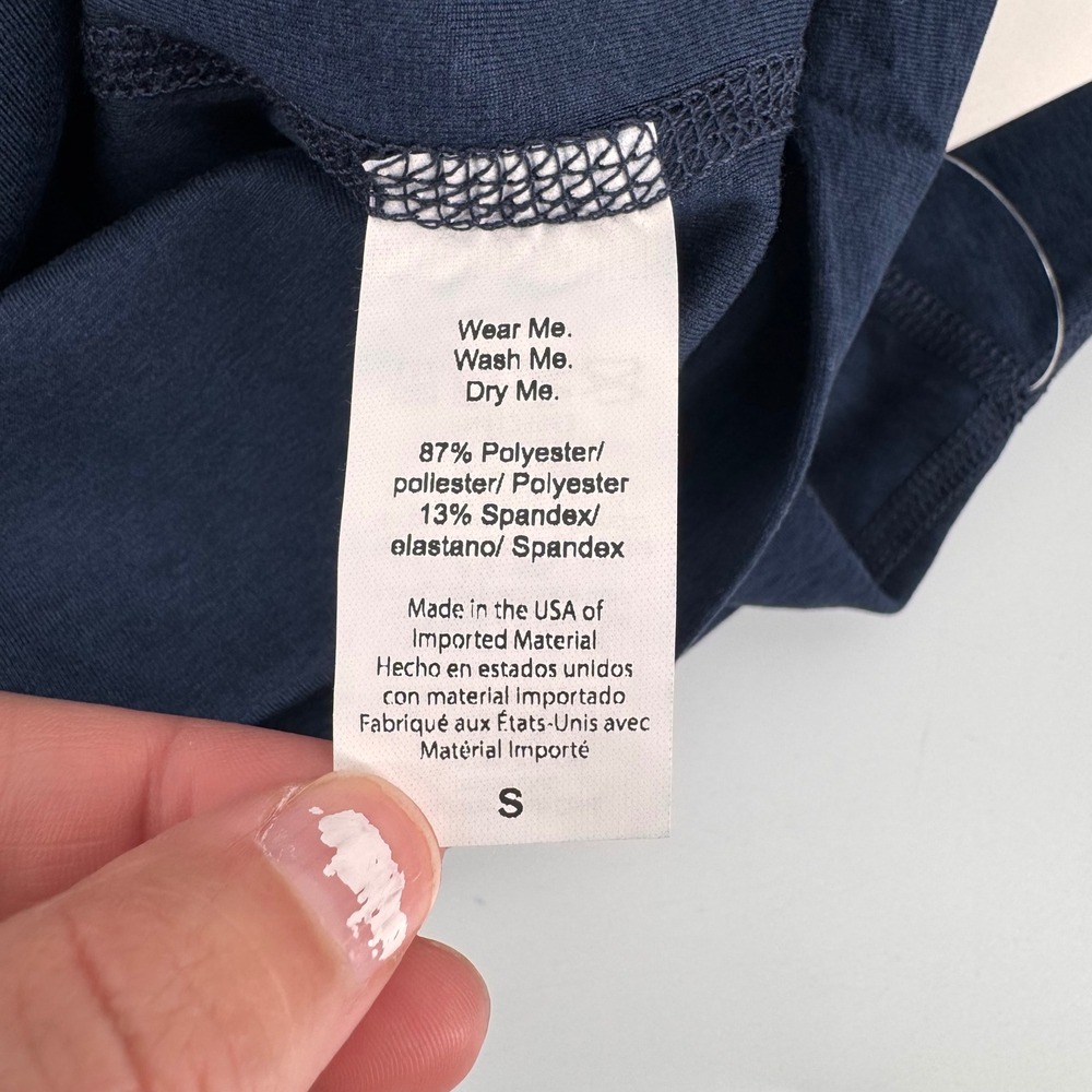 Beyond Yoga Spacedye Hoodie Women Small Navy Blue MGM Logo Full Zip Activewear - Picture 10 of 10
